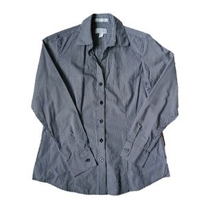 Foxcroft Button Up Shirt Winkle Free Size 8